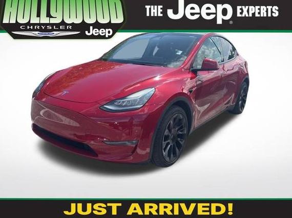 TESLA MODEL Y 2021 5YJYGDEE1MF129589 image